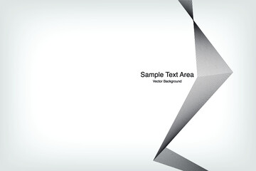 Abstract Line, On White Background With Sample Text Area