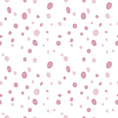 pink watercolor stains raster seamless pattern