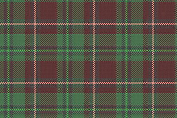 repeatable pattern of tartan ornament for textile texture green on brown background with bright stripes