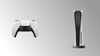 Video gaming console. New generation gaming console. 