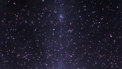 Obraz premium Beautiful Glow Particle Stars Shining Bright Light and Floating Up - Abstract Background Texture