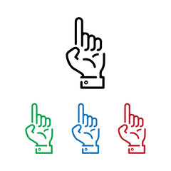  Hand gestures and sign language isolated