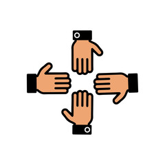  Hand gestures and sign language isolated