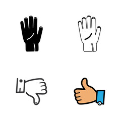  Hand gestures and sign language isolated