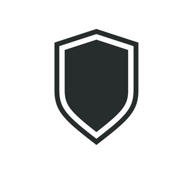 Protection icon.  Tick mark security check icon. shield guard icon.  Security icon.