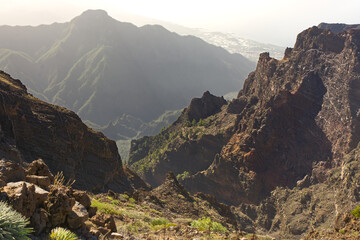 Fototapeta na wymiar Volcano crater, La Palma, Canary Isles
