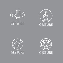  Hand gestures and sign language isolated