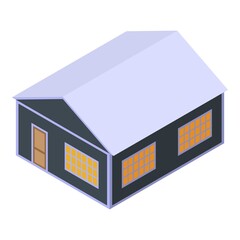 House under tax icon. Isometric of house under tax vector icon for web design isolated on white background
