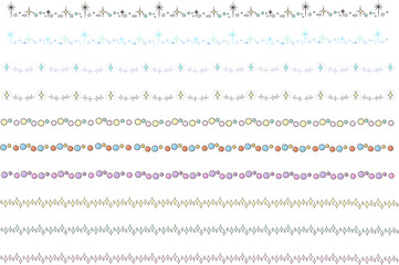 キラキラのラインセット