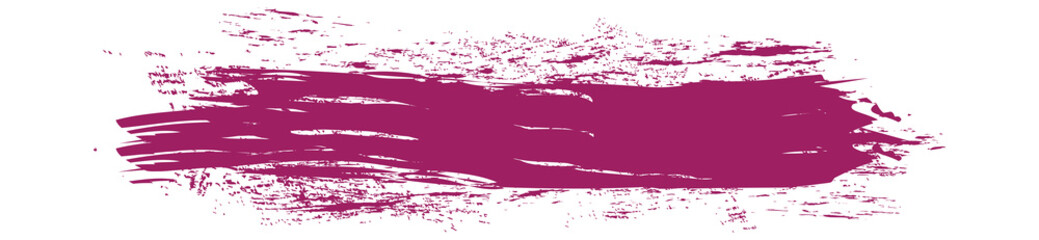 Purple brush stroke isolated on white background. Trendy brush stroke for purple ink paint, grunge backdrop, dirt banner, watercolor design and dirty texture. Brush stroke vector illustration