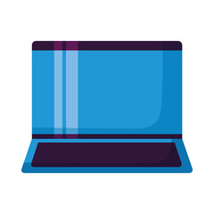 Isolated digital laptop vector design