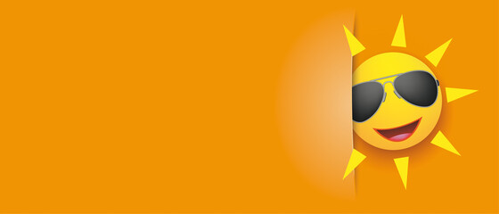 Covert Funny Sun Sunglasses Orange Header