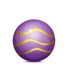 illustration raster purple ball childrens toy