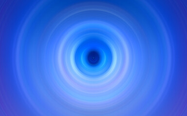 Abstract blue round background.  Image of diverging circles. Rotation that creates circles.