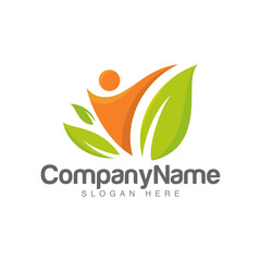 wellness,logo, people, health, nature, education abstract life