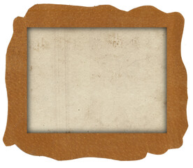 Natural leather texture with old photo paper texture background