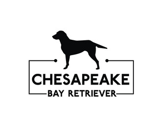 Chesapeake Bay Retriever  vector dog silhouette