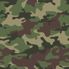 Fototapeta premium Camouflage.Seamless Pattern.Military Background.Print.Vector