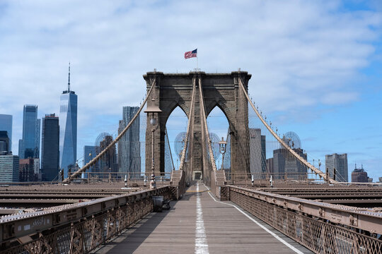 Fototapeta brooklyn bridge new york city
