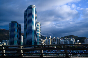 Fototapeta na wymiar Skyline in Busan - South Korea