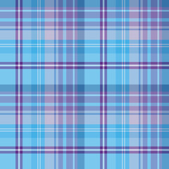 Seamless pattern in beautiful blue and violet colors for plaid, fabric, textile, clothes, tablecloth and other things. Vector image.