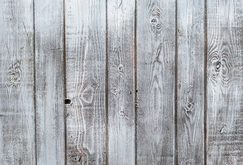Fototapeta premium Old white rustic wood background, wooden surface with copy space