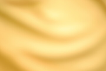 Golden yellow cotton fabric for a soft and smooth background. Elegant graphics.