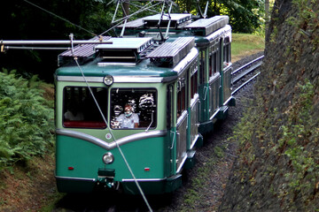 Dragon rock railway on the rails