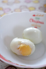 fried egg on a plate