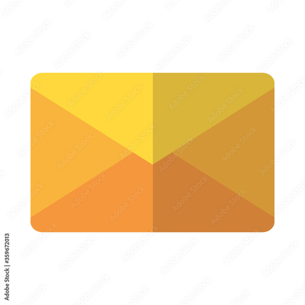 Poster envelope message icon vector design