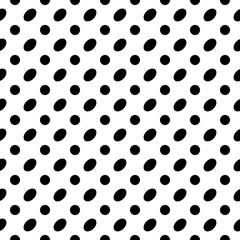 Seamless pattern. Circles, ovals ornament. Dots, figures motif. Polka dot wallpaper. Geometric backdrop. Rounds background. Dotted illustration. Spots image. Digital paper, textile print, abstract.