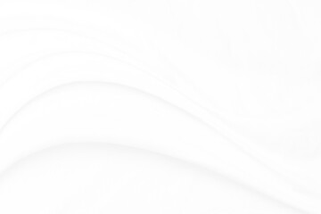 White cloth background soft wrinkled fabric patrem and surface. White colth soft background. White fabric wrinkles.