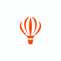 Naklejka premium symbol znaku wektor ikona spadochronu