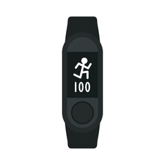 Isolated digital smartwatch vector design