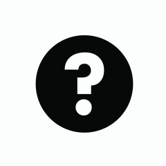 questions  icon vector sign logo