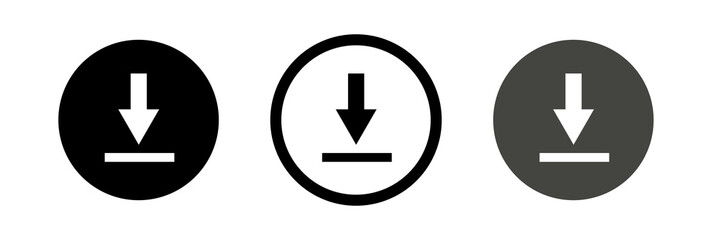 Download icon. Download buttons