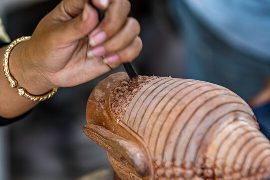 Cambodia, Kunst, Handwerk, Holz
