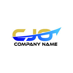 Letters CJO logo icon vector element. fos business or company