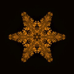 Obraz premium Geometric design, Mosaic of a kaleidoscope, abstract Mosaic Background, colorful Futuristic Background, geometric Triangular Pattern. Mosaic texture. Stained glass effect