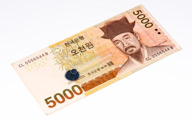 Currancy banknote of Asia