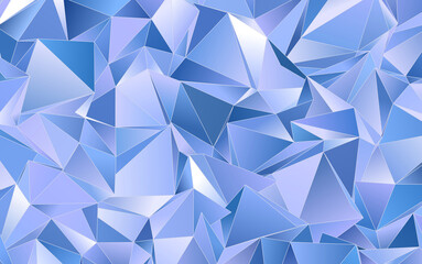 Obraz premium Abstract Low-Poly background. triangulated texture. Design 3d. Polygonal geometrical pattern. Triangular modern style