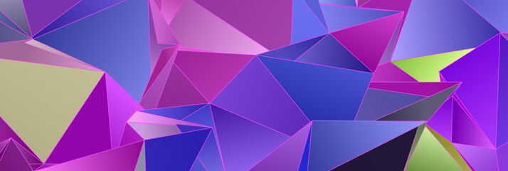 Obraz premium Abstract Low-Poly background. triangulated texture. Design 3d. Polygonal geometrical pattern. Triangular modern style