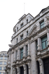 Classical buildings in London downtown