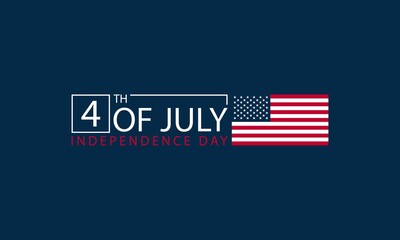 American Independence Day Background. Fourth of July.