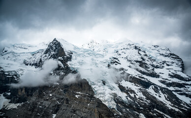 Giessengletscher an der Jungfrau, Berner Alpen