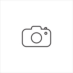 Camera line icon vector 