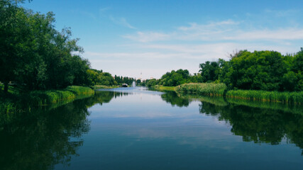Tsna river embankment in tambov