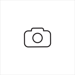 Camera line icon vector 