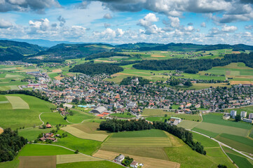 Wislen and Worb seen from the helicopter © schame87