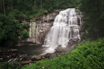 Rainbow Falls, just outside of Gorges State Park, near toxaway north carolina